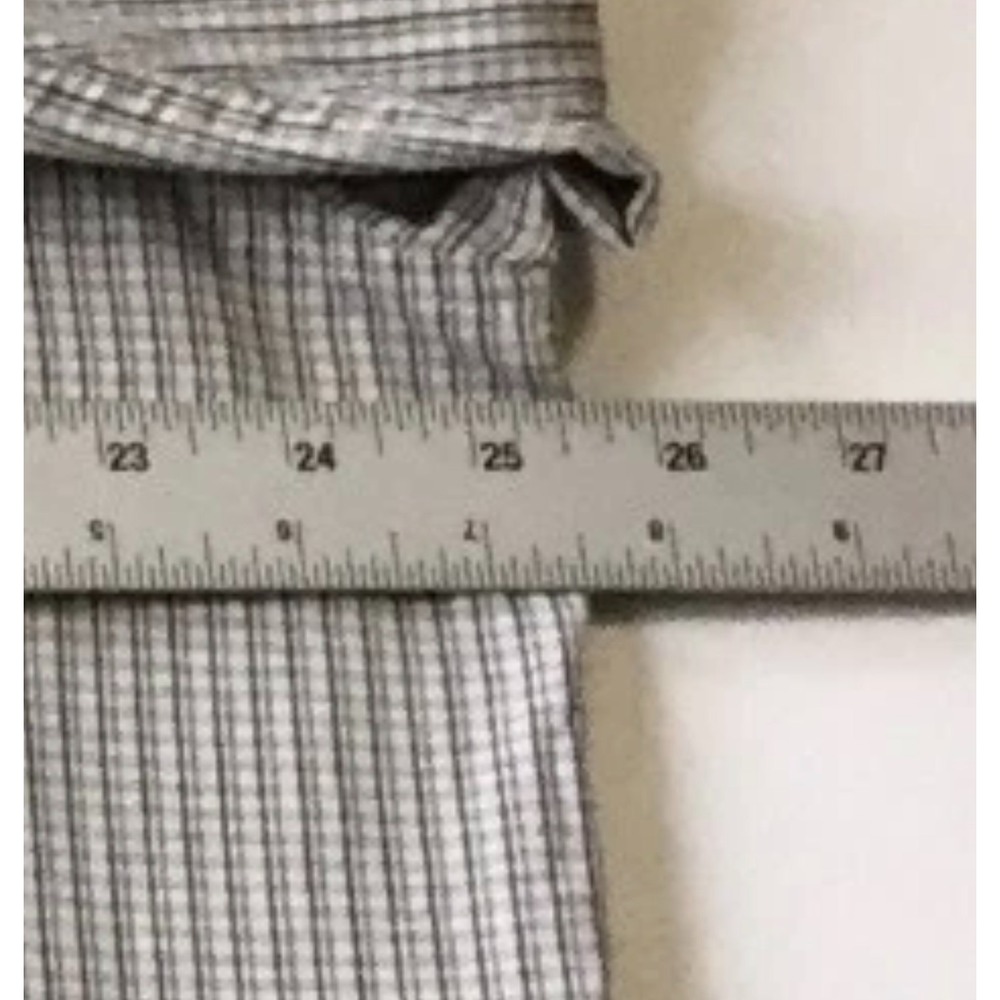 Ruff Hewn Shirt Mens XL Button Up Gingham Pockets Casual Vented Mesh LS Outdoors - Picture 5 of 11